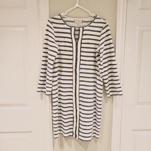 Max Studio Weekend long sleeve striped shift dress - Picture 1 of 8